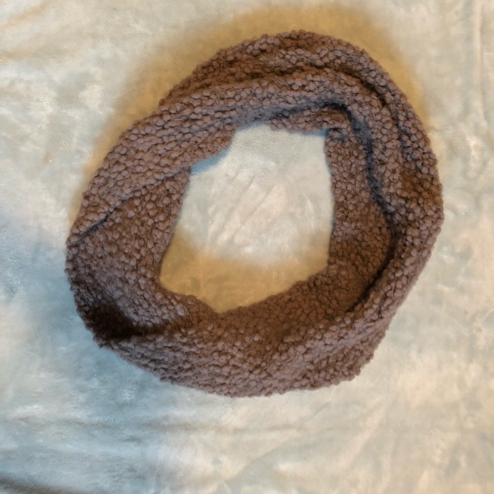 Gray infinity scarf